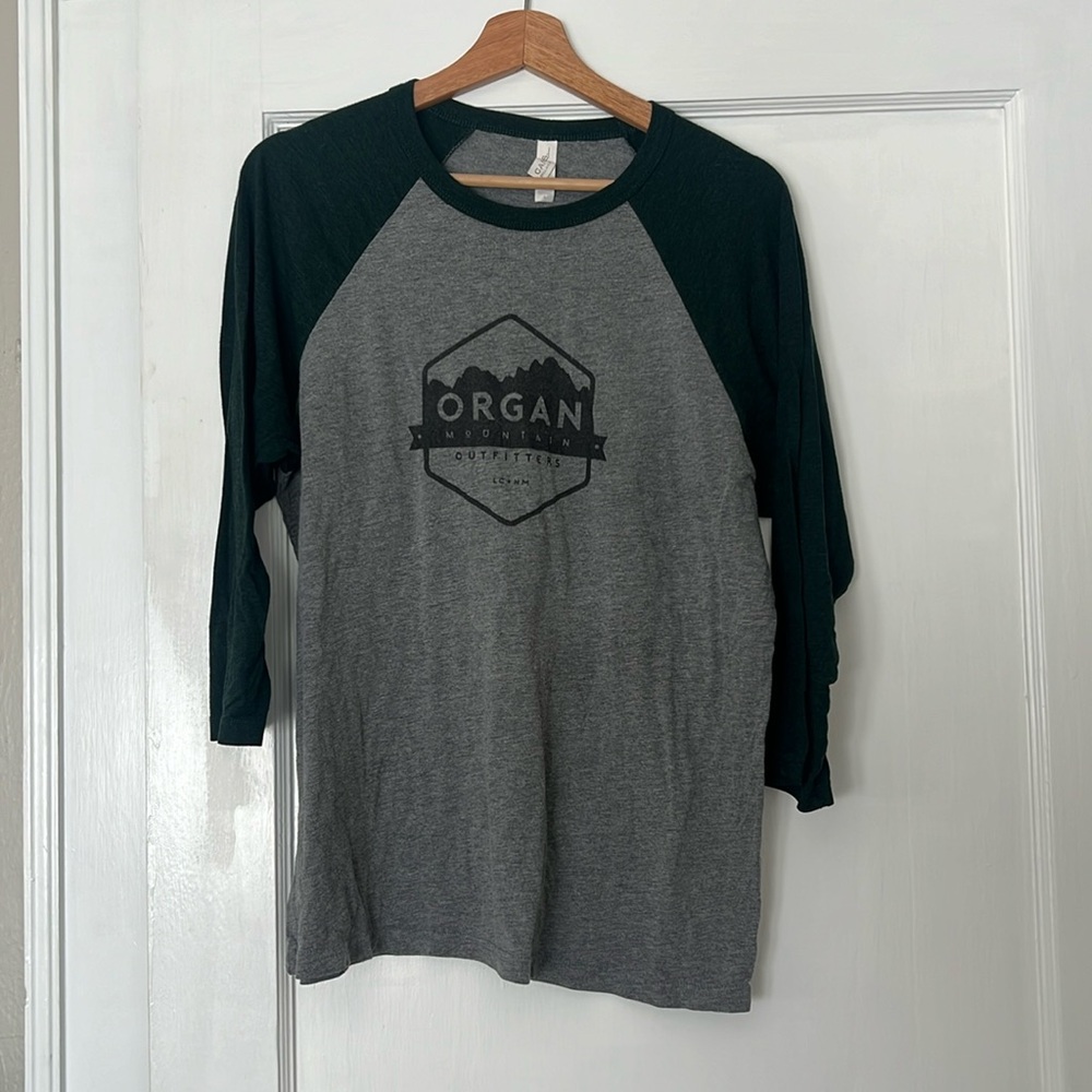 Organ Mountain Outfitters three quarter sleeve baseball tee